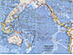 1962 Neuseeland, Neuguinea und die pazifischen Hauptinseln 63 x 48cm