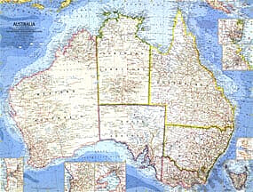 Ngs 1963 Australia Map