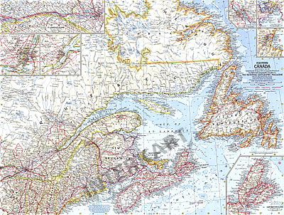NGS 1967 Eastern Map