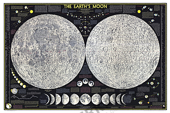 1969 Der Mond der Erde 107 x 71cm