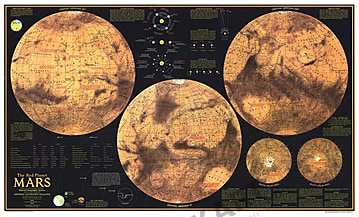 1973 - Mars: Der Rote Planet 96 x 58cm