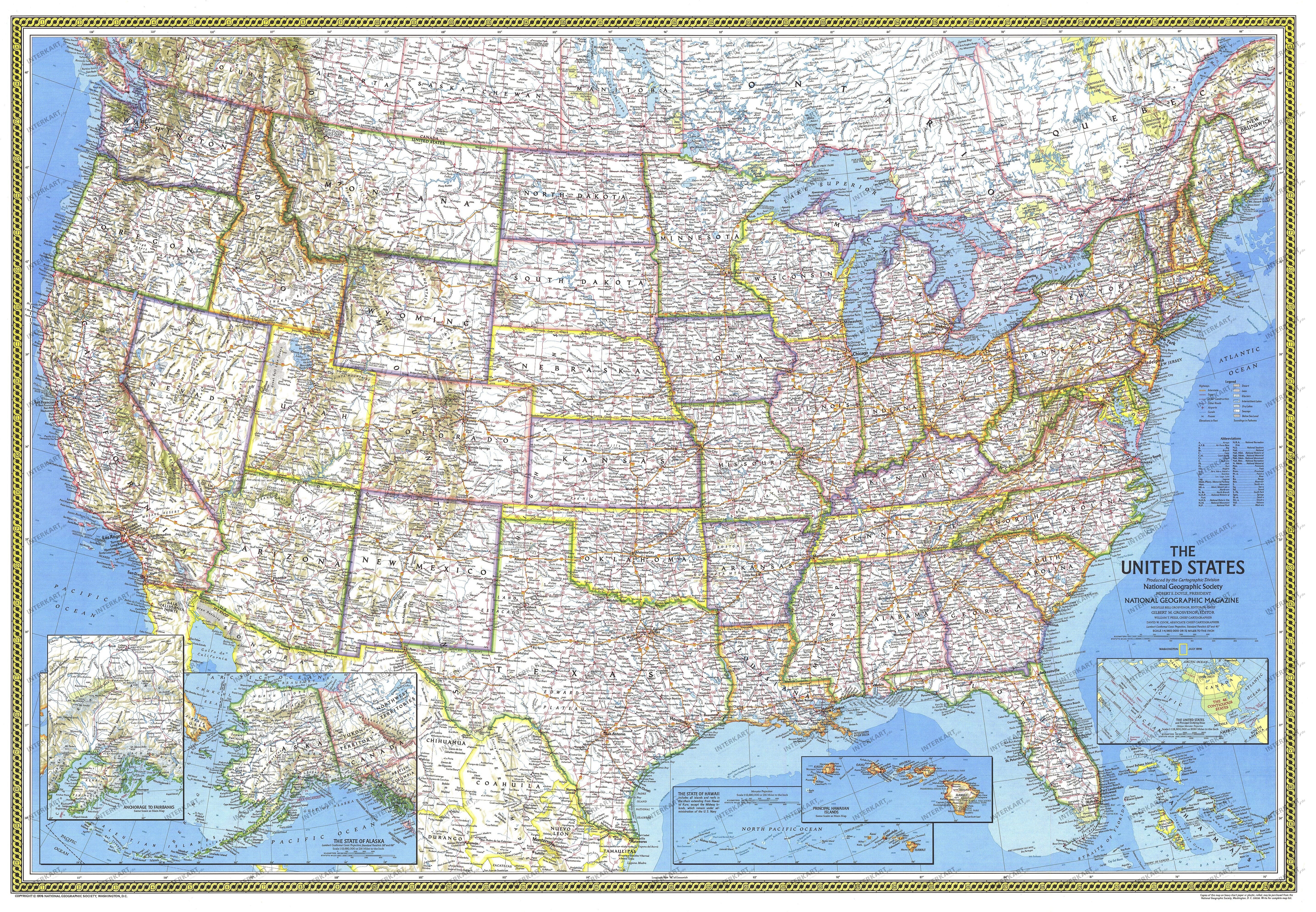 1976 United States of America (USA) 108 x 75cm