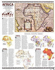 1980 Die politische Entwicklung Afrikas 58 x 74cm