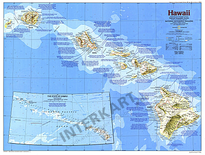 1983 Hawaii Map Side 1