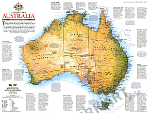 1988 Travelers Look At Australia from National Geographic