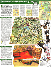 1989 Yellowstone And Grand Teton Map Side 2 National Geographic