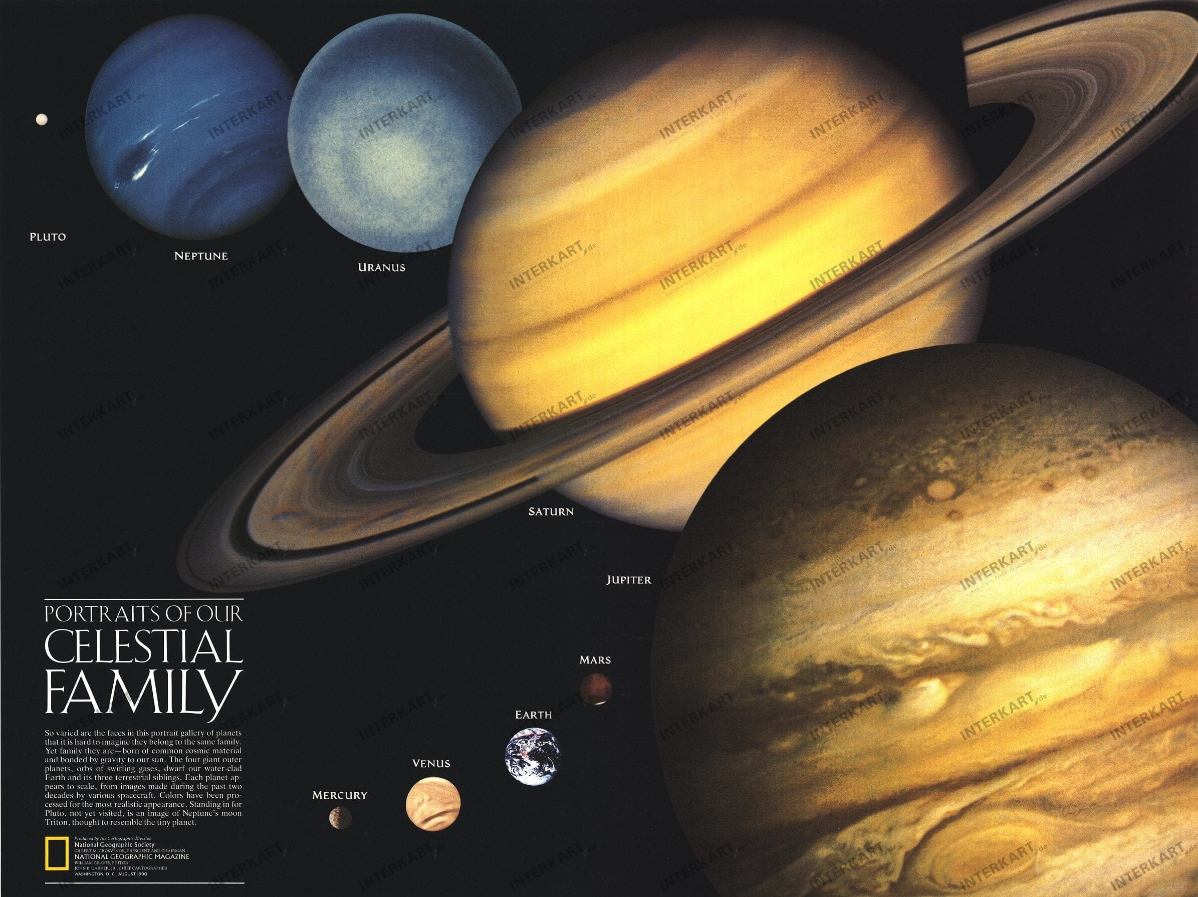1990 Portraits Of Our Celestial Family from National Geographic
