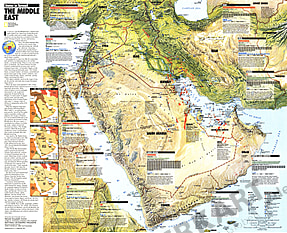 1991 Der Nahe Osten: Staaten in Aufruhr 51 x 62cm