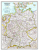 1991 Deutschland Karte 51 x 66cm