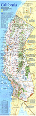 1993 California Map National Geographic