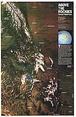 1995 Above The Rockies Map National Geographic