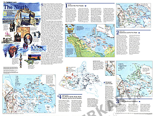 1997 The North Map National Geographic