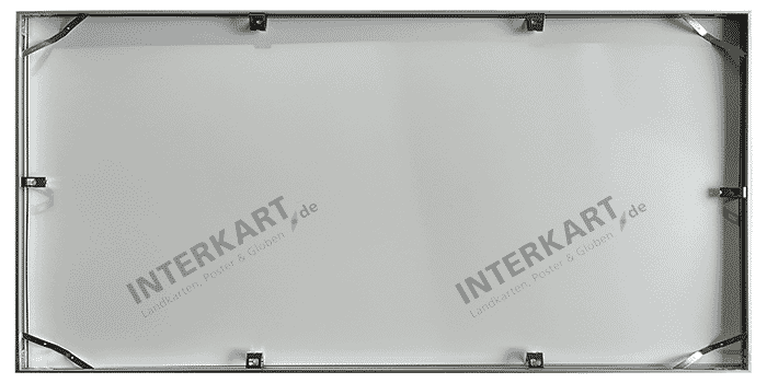 gerahmt silber eckig