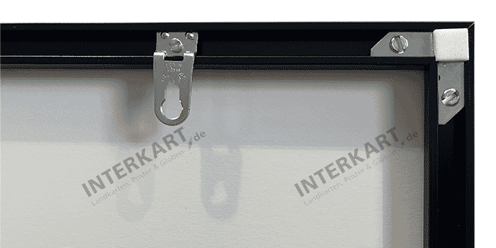 gerahmt schwarz rund