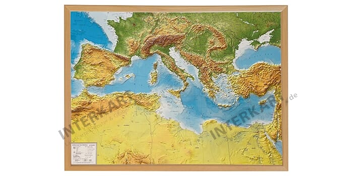 mit Rahmen aus Holz (Naturfarbe)