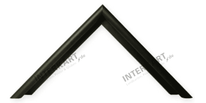 gerahmt schwarz rund