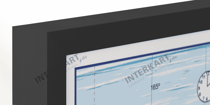 gerahmt schwarz eckig