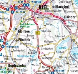 Aktuelle Bundesländer Straßenkarten von 2024
