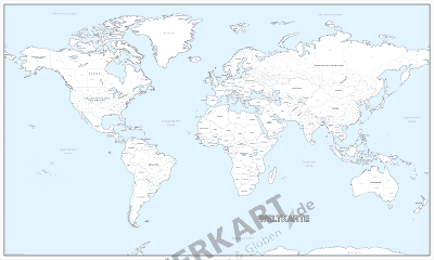 Welche Farbe hat die Welt? Weltkarte zum Ausmalen