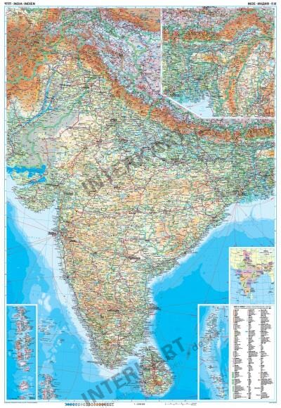 Indien Landkarten - Wo liegt Kerala?