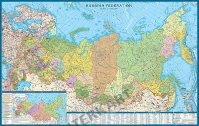 Neue Russland Landkarte