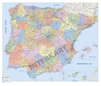 Spanien und Portugal Landkarten