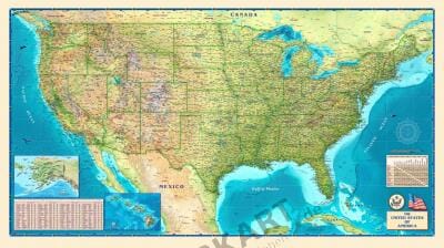 Neue USA Landkarten von CompArt jetzt online