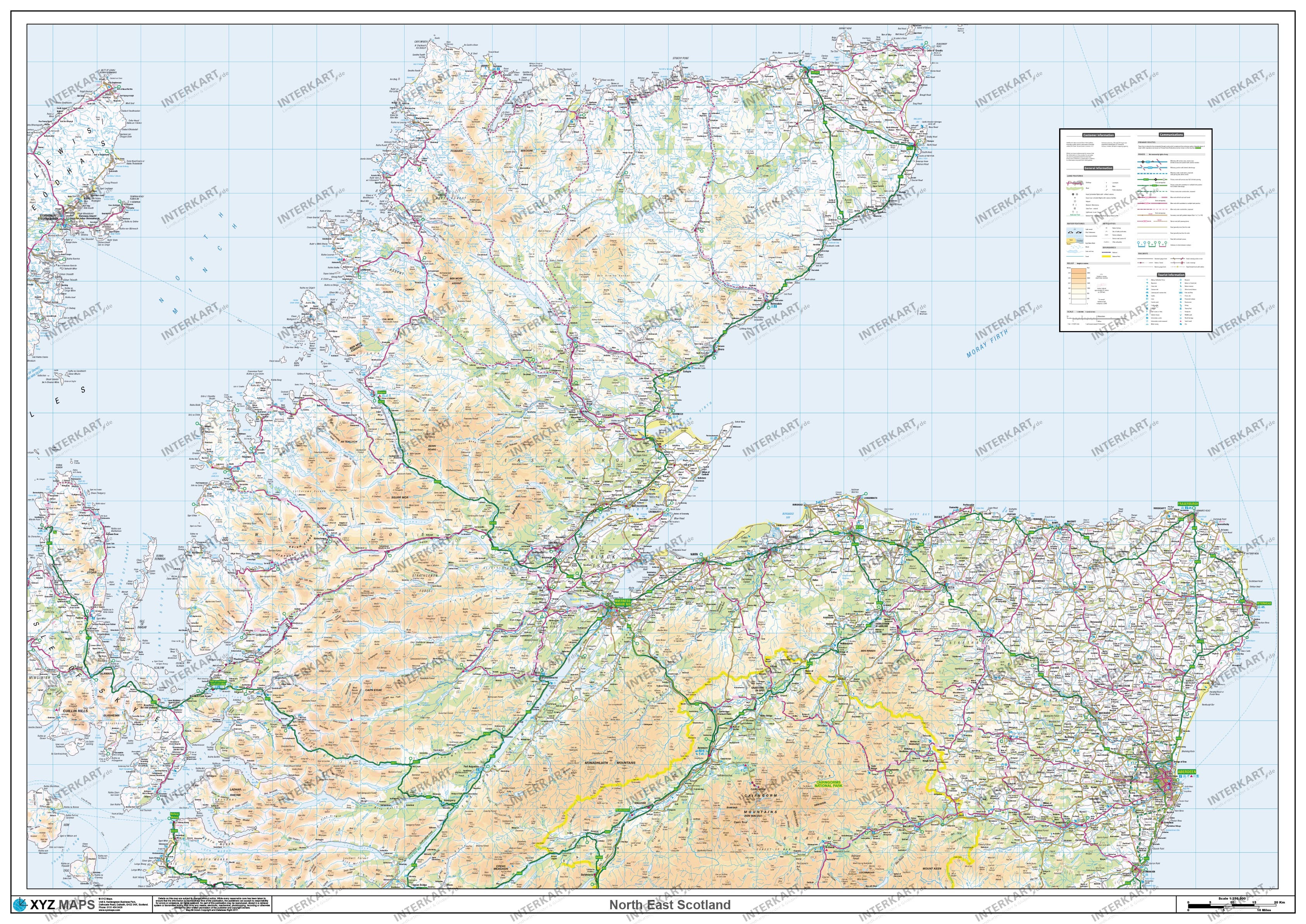 Schottland Landkarten verfügbar