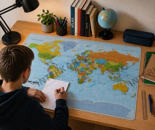 Schulanfang: Die perfekte Weltkarte für den Start ins neue Schuljahr